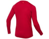 Image 2 for Endura BaaBaa Blend Long Sleeve Base Layer (Rust Red) (XL)